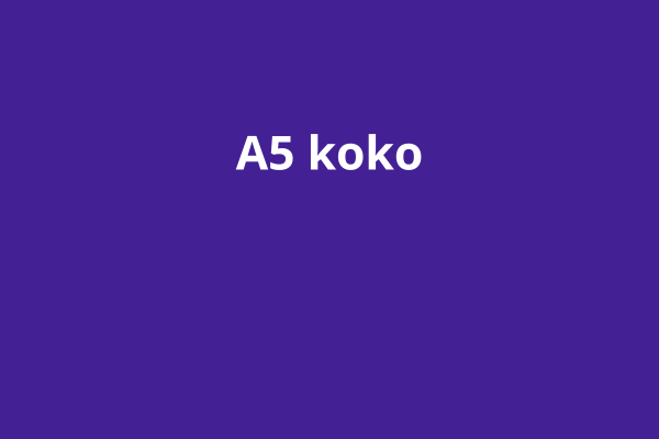 A5 koko